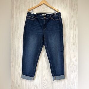J.Jill Authentic Fit Slim-Ankle Jeans Size 18 Tall Iconic Wash NWT